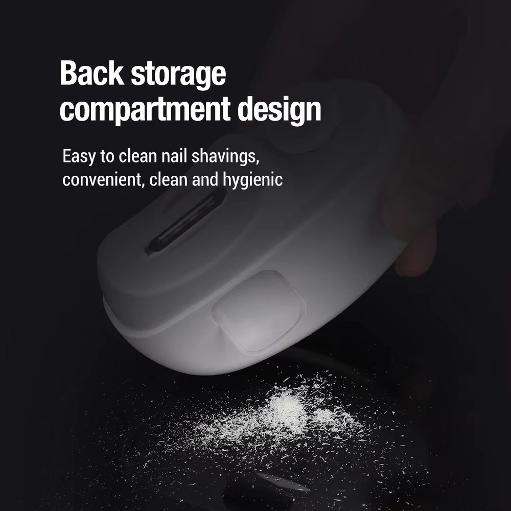 2-in-1 Electric Nail Clipper & Grinder – Portable Automatic Manicure Tool