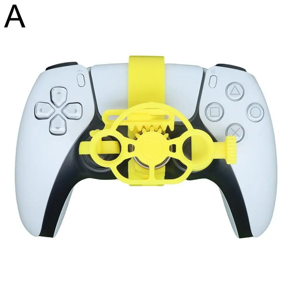 3D Printed Mini Racing Wheel for PS5 Controller – Enhanced Gaming Experience