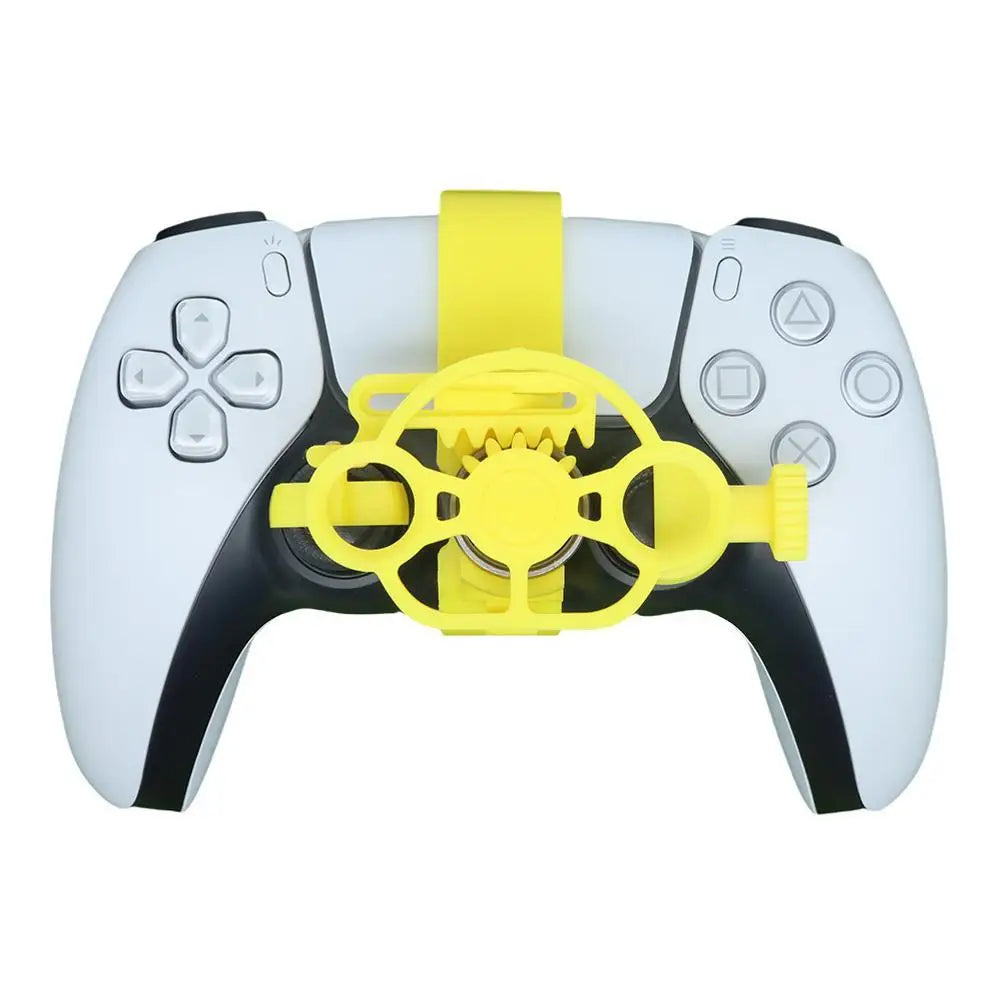 3D Printed Mini Racing Wheel for PS5 Controller – Enhanced Gaming Experience