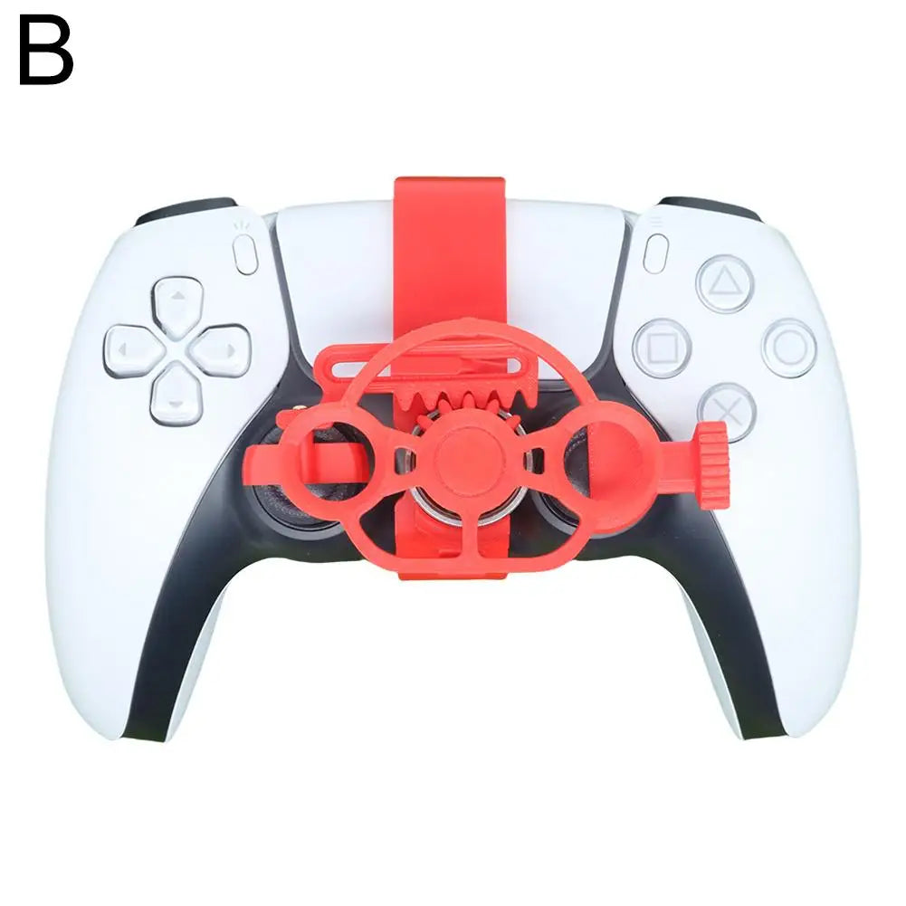 3D Printed Mini Racing Wheel for PS5 Controller – Enhanced Gaming Experience