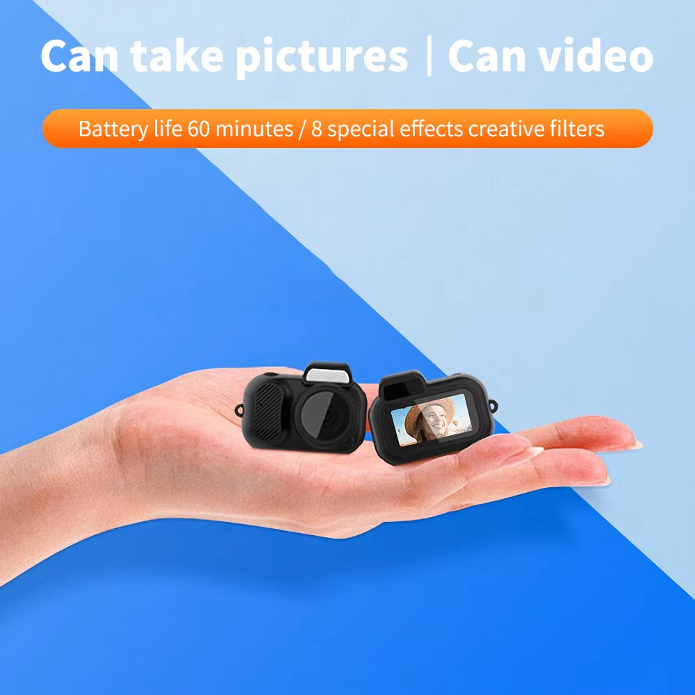 "Mini 1080P HD Camera with Screen, TF Card Support"
