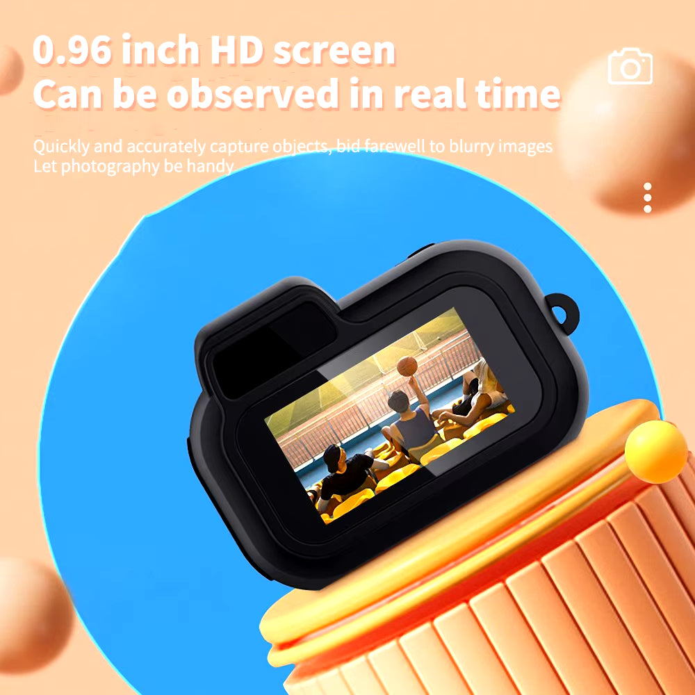 "Mini 1080P HD Camera with Screen, TF Card Support"