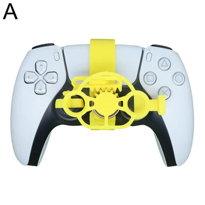 3D Printed Mini Racing Wheel for PS5 Controller – Enhanced Gaming Experience